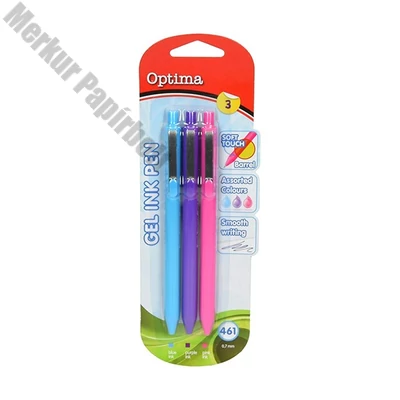 Zseléstoll készlet OPTIMA 461 intezív színek 3 darabos