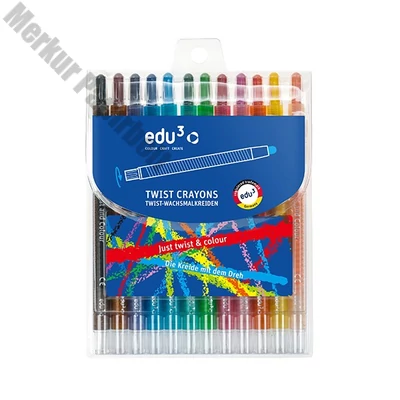 Zsírkréta EDU3 Twix csavaros 12 színű