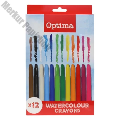 Zsírkréta OPTIMA kerek 12 színű