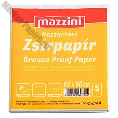 Zsírpapír MAZZINI 60x80cm 5 íves